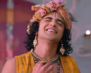 😝 87132c02 Krishna Hinduism, Indian culture, Lord Krishna, Hindu deity, spiritual, religious telegram sticker