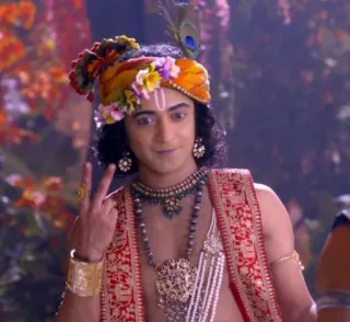 ✌️ a623d90b Krishna Hinduism, deity, Indian culture, spiritual, god telegram sticker