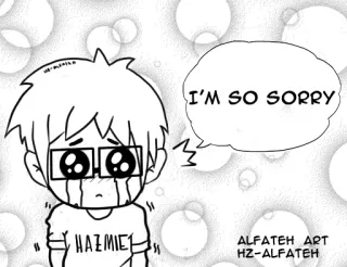 😭 0cce78a9 I'M SO SORRY excuses, sorry, huilen, cartoon, emotioneel, spijt telegram sticker