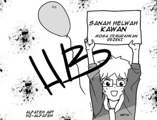 🎂 e1579562 SANAH HELWAH KAWAN
MOGA DIMURAHKAN REZEKI verjaardag, ballon, fijne verjaardag, groet, feest telegram sticker