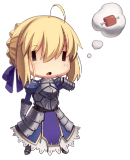 Saber @animestickerchannel telegram stickers