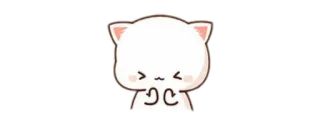 😑 331dfa6d chat, mignon, kawaii, animal, autocollant telegram sticker