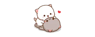 💋 e6844e07 chat, mignon, kawaii, adorable, amour telegram sticker
