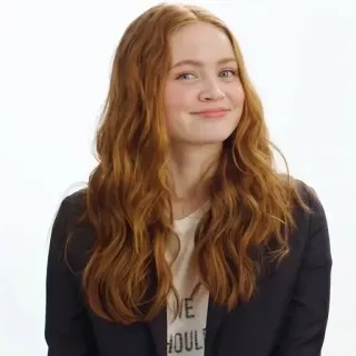 🌹 89b76593 WE SHOULD HOUL donna, ritratto, capelli rossi, caucasica, sorridente telegram sticker