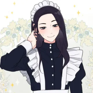 😩 dd652604 Sirvienta, Anime, Manga, Dibujo animado, Lindo whatsapp sticker