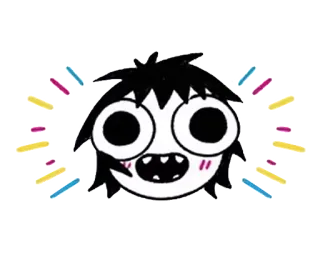 😃 145d18fc 卡通, 贴纸, 卡哇伊, 动漫, 可爱 telegram sticker