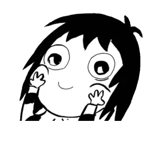 ☺️ 879848f2 动漫, 漫画, 卡通, 女孩, 可爱 telegram sticker