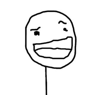 😅 e0539f12 rosto, boneco palito, desenho, expressão, sorriso, desenho animado telegram sticker