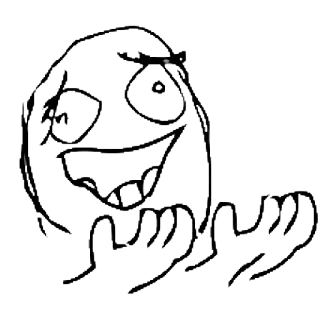 😰 f4db4140 Meme, Trollface, Meme da internet, Ofensivo, Gesto telegram sticker