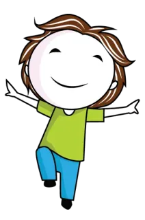 ❤ a601f560 卡通, 角色, 贴纸, 快乐, 喜悦, 幸福 telegram sticker