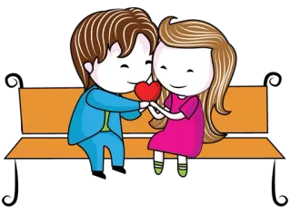 Couple whatsapp stickers