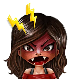 😡 96df4431 โกรธ, โมโห, เสียใจ, หงุดหงิด, ฉุน, หัวเสีย, การ์ตูน, ตัวละคร telegram sticker