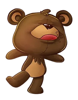 Teddy telegram stickers