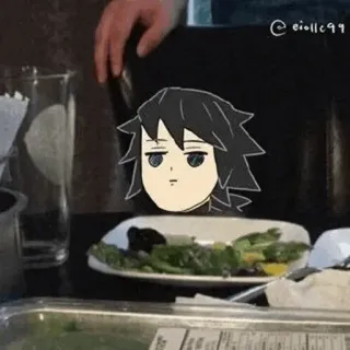 🌊 14ecff94 Giyu Tomioka Demon Slayer อนิเมะ, ดาบพิฆาตอสูร, กิยู โทมิโอกะ, มังงะ telegram sticker