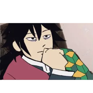 🌊 b37683cd Giyu Tomioka Demon Slayer อนิเมะ, ดาบพิฆาตอสูร, กิยู โทมิโอกะ, มังงะ, อนิเมชั่นญี่ปุ่น telegram sticker