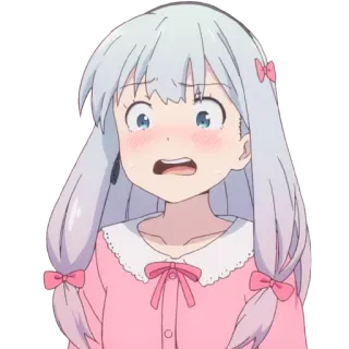 👩 5c4e5620 Anime, Personaggio, Carino, Ragazza, Kawaii, Cartone animato telegram sticker