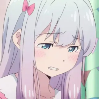 😢 c9afa749 アニメ, 女の子, 可愛い, 悲しい, マンガ, かわいい telegram sticker