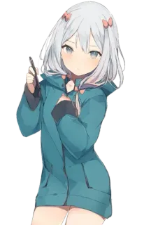 🖋 2dd699f2 anime girl, cute, manga, cartoon, illustration, artwork, kawaii whatsapp sticker