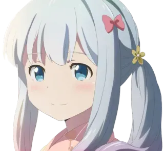 🙂 fae97d87 Izumi Sagiri Eromanga Sensei anime, manga, character, cute, girl, sagiri, izumi whatsapp sticker