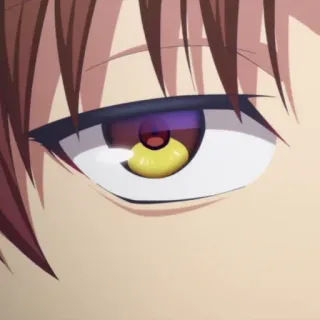 🎲 6f7f5e42 eye, anime, close-up telegram sticker