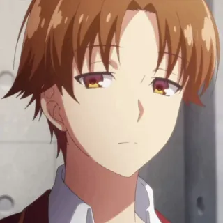 🎲 71d6e66c Ayanokoji Kiyotaka Classroom of the Elite anime, classroom of the elite, ayanokoji, kiyotaka, brown hair, red eyes telegram sticker