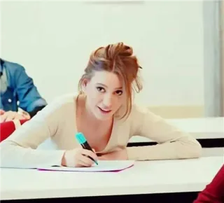 📝 075e166c นักเรียน, ห้องเรียน, การเรียนรู้, การศึกษา, ผู้หญิง, การเขียน telegram sticker