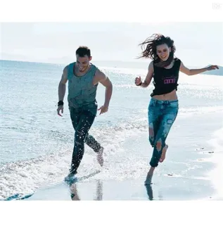 ❤ 7e0a9bdd ชายหาด, คู่รัก, วิ่ง, มหาสมุทร, ทราย, ฤดูร้อน, ความรัก, ความสุข telegram sticker