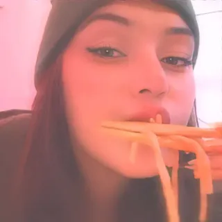 ▪️ acdc3f8e ผู้หญิง, ผู้หญิง, กิน, อาหาร, สปาเก็ตตี้, ภาพเหมือน telegram sticker