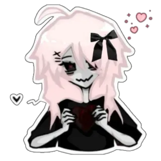 🫀 ba21c748 Anime, Kawaii, Mignon, Gothique, Emo telegram sticker