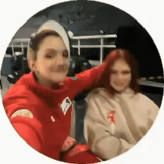 🤗 80872cec people, women, smiling, selfie telegram sticker