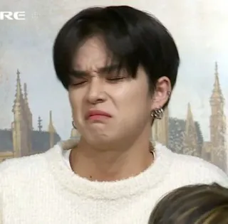 🤖 1e6f56d1 orang, ekspresi wajah, asia, pria, potret, jengkel whatsapp sticker