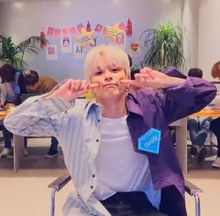 🐰 63d7bb15 마시호 kpop, idol, asia, orang, potret, pria, senyum whatsapp sticker