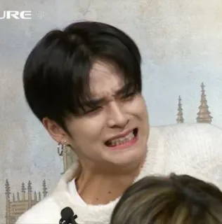 🤖 91ccddb5 orang, meringis, ekspresi, wajah, pria, kpop whatsapp sticker