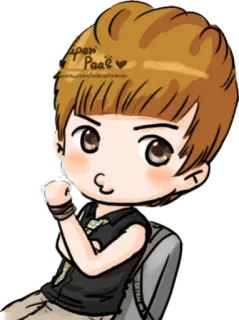 😊 f0c71bc5 Super Pearl
weibo.com/kakasheede Chibi, Cartoon, Fanart, Niedlich, Asiatisch, Koreanisch telegram sticker