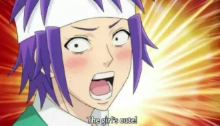 😫 acaac027 The girl's cute! telegram sticker