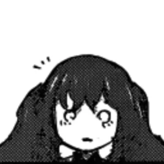 😕 abe23374 Chica anime, Estilo manga, Dibujo animado, Expresión facial, Kawaii, Lindo, Ilustración telegram sticker