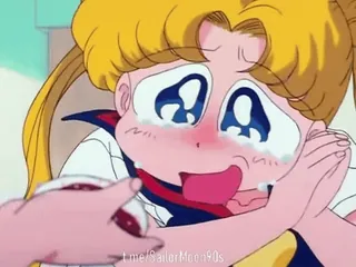 🙏 3092754b Sailor Moon t.me/SailorMoon90s anime, huilen, verdrietig, Usagi Tsukino, Sailor Moon jaren 90 telegram sticker