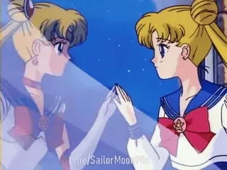 🙂 a6e3fb90 Sailor Moon t.me/SailorMoon90s Anime, Cartoon, Sailor Moon, Spiegel, Reflectie, Magisch meisje telegram sticker