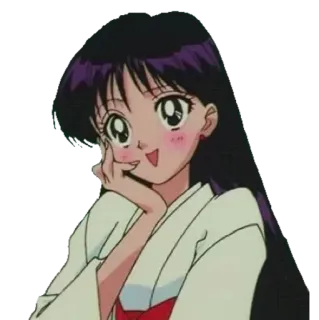 😍 4682f57b аниме девушка, мультяшный персонаж, улыбается, милый whatsapp sticker