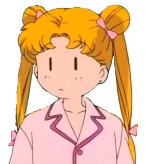 😐 e7c03bb4 Sailor Moon Аниме, Мультфильм, Девушка, Милая whatsapp sticker