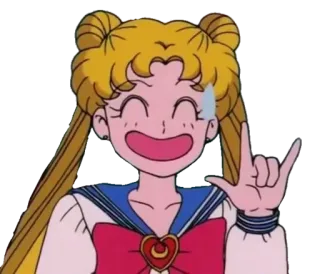 🤟 f2952122 Sailor Moon Аниме, Мультфильм, Сейлор Мун, Персонаж, Аниме 90-х whatsapp sticker