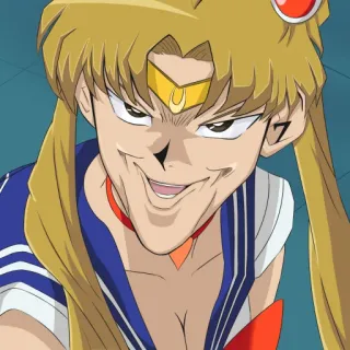 🌕 76435725 애니메이션, 만화, 팬아트, 패러디, 웃긴, 크로스오버 telegram sticker