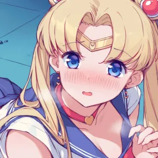 🌕 b5ec30f3 Sailor Moon 애니메이션, 만화, 세일러문, 귀여운, 카와이, 팬아트 telegram sticker