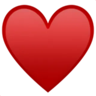 ♥️ b1c3ca52 serce, miłość, czerwony, walentynki, emoji, emocje, uczucie telegram sticker