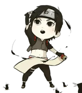 🖌 09460ebe Sai Naruto anime, manga, ninja, character, drawing, sai telegram sticker