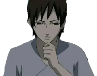 🤔 6f964b8e Sai Naruto anime, naruto, character, sai telegram sticker