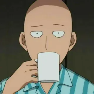 Saitama - @animestickersid telegram stickers