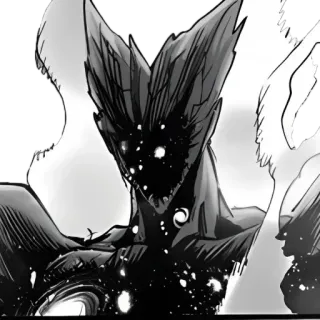 💫 196b42f5 Garou One-Punch Man monster, anime, manga, villain, antagonist, garou telegram sticker