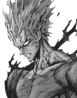 💫 8d8f27cb Garou One-Punch Man anime, monster, villain, martial arts telegram sticker