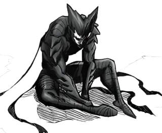 💫 f00c5132 Garou One-Punch Man monster, villain, anime, manga, supervillain telegram sticker